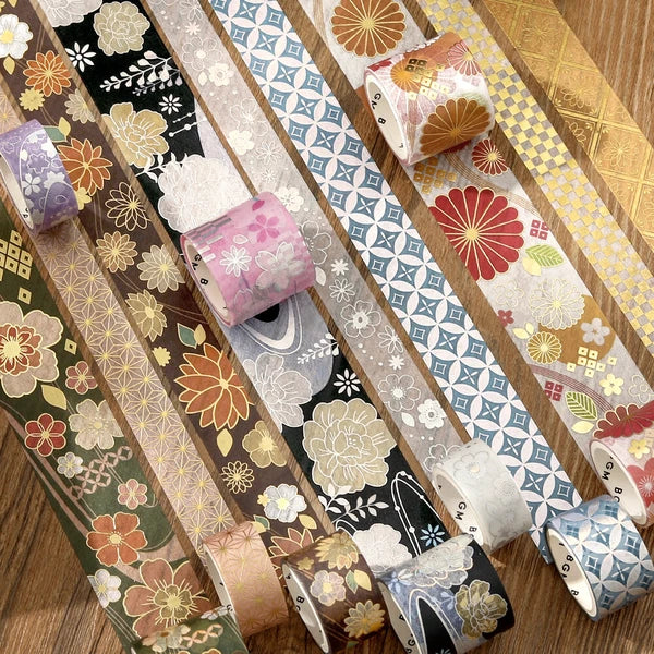 NEW! BGM Washi Tape - The Colors of Japanese Dress - Dark Green