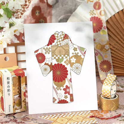 NEW! BGM Washi Tape - The Colors of Japanese Dress - Golden Harmony