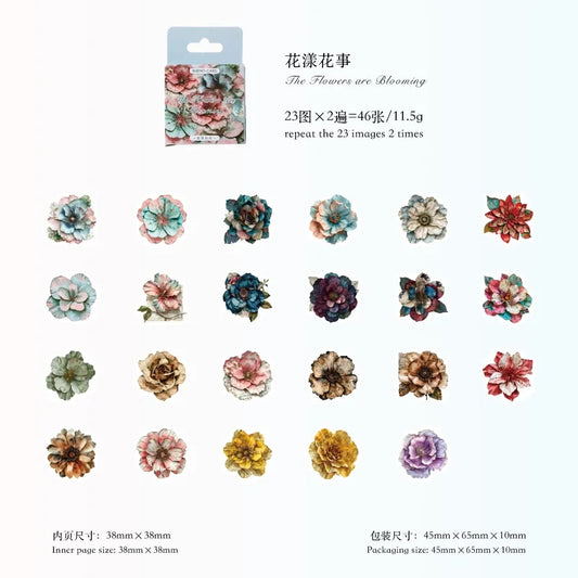 Sticker Box Series - The Flowers Are Blooming