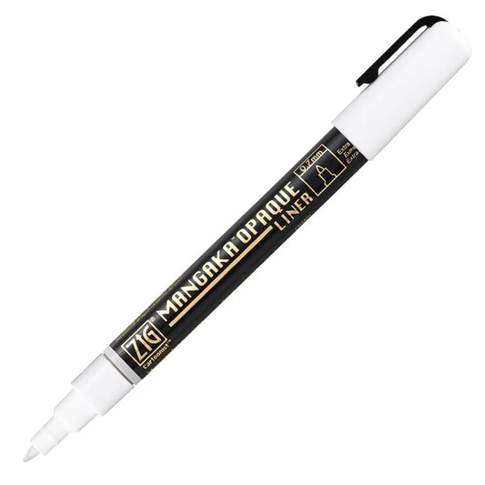 NEW! Kuretake ZIG - Cartoonist Mangaka - Opaque Liner - White