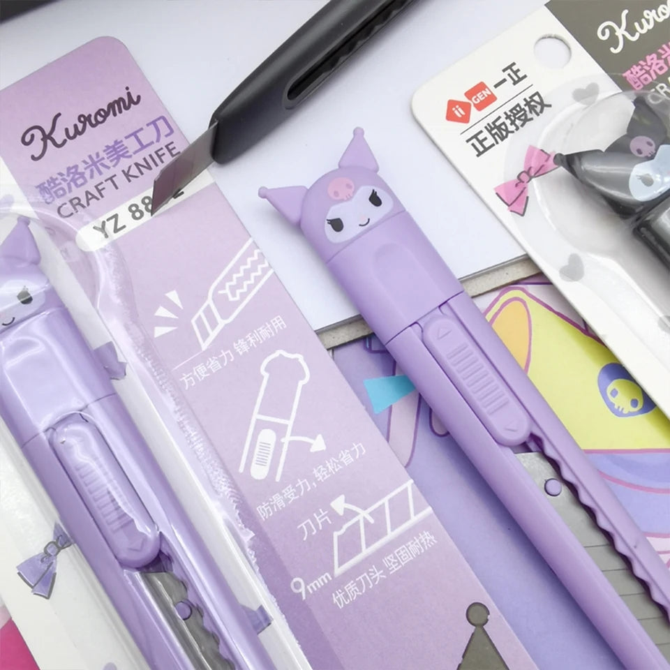 Sanrio Kuromi - Razor Blade, Letter Opener & Utility Knife