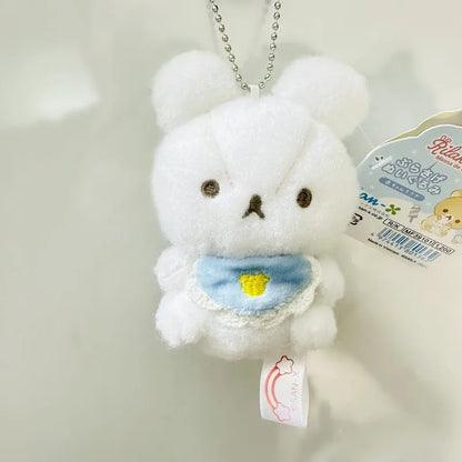 Rilakkuma Usausababy Bunny Plush Keychain
