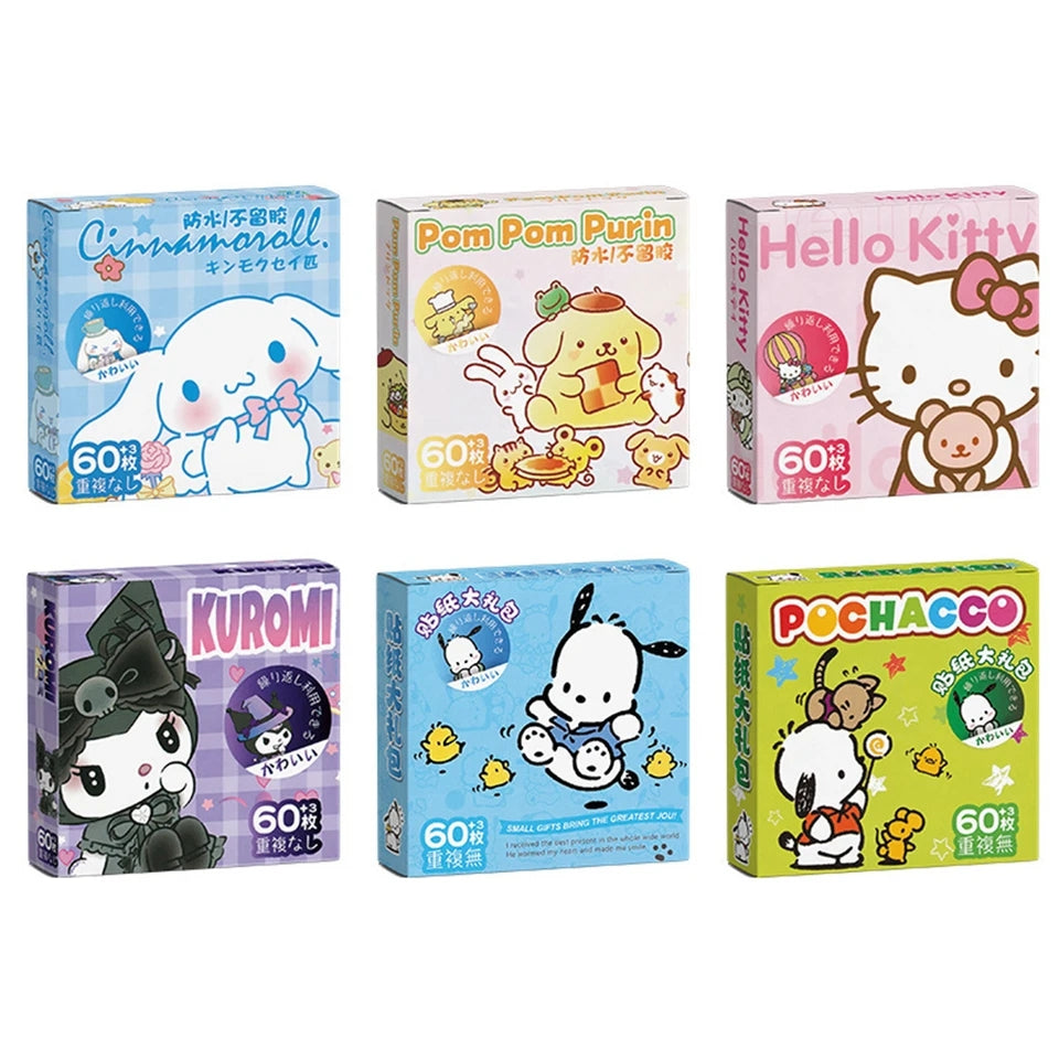 Sanrio Characters - Sticker Box - 60 Stickers
