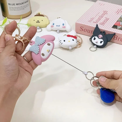 Sanrio Characters - Retractable Buckle Keychains Keys Holder