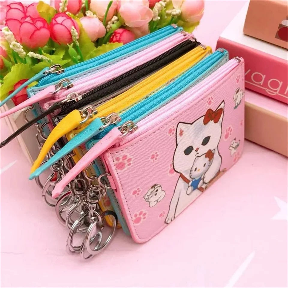 Sanrio x Mofusand - Leather Card Holder Wallet
