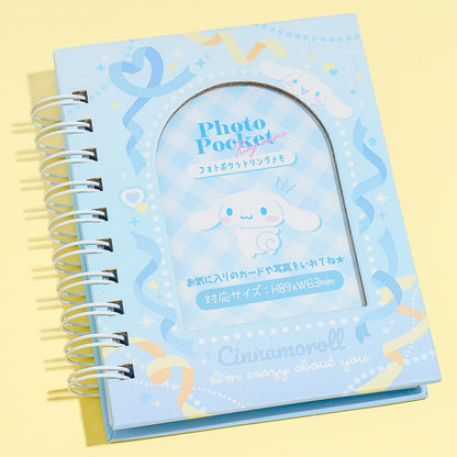 Sanrio Cinnamoroll - Ribbon Photo Pocket Ring Notepad