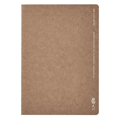 Kleid Tiny Grid Notebook B6 - Brown