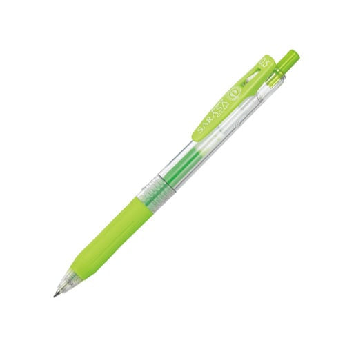 (COMING SOON) Zebra Sarasa Clip Gel Pen - 0.5mm - Light Green