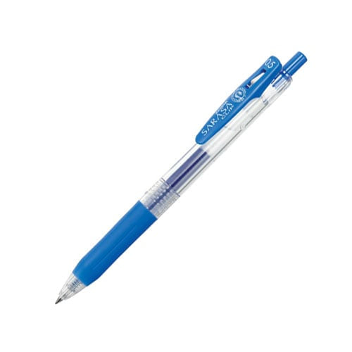 (COMING SOON) Zebra Sarasa Clip Gel Pen - 0.5mm - Pale Blue