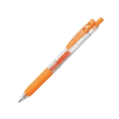 (COMING SOON) Zebra Sarasa Clip Gel Pen - 0.5mm - Orange