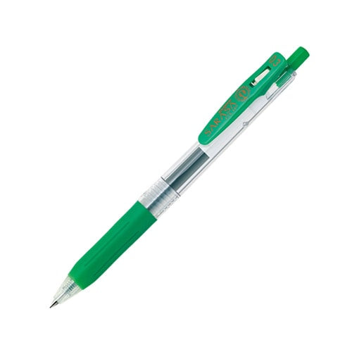 (COMING SOON) Zebra Sarasa Clip Gel Pen - 0.3mm - Green