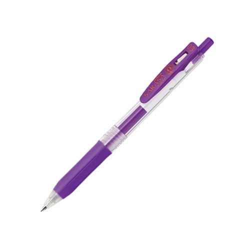 (COMING SOON) Zebra Sarasa Clip Gel Pen - 0.3mm - Purple
