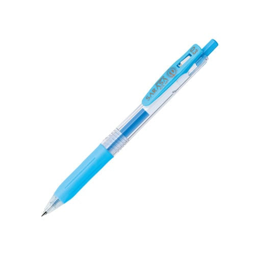 (COMING SOON) Zebra Sarasa Clip Gel Pen - 0.3mm - Light Blue