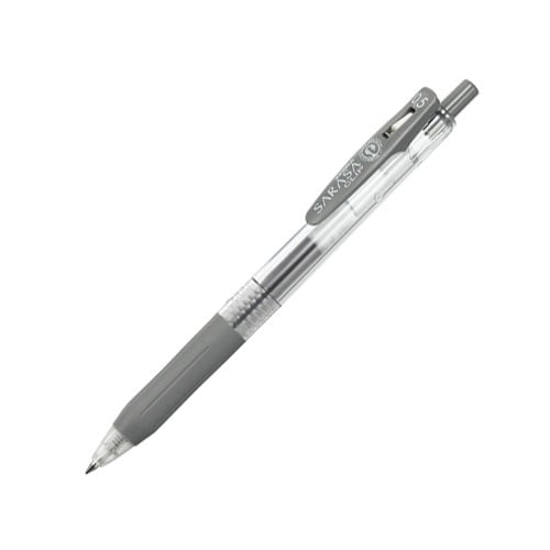 (COMING SOON) Zebra Sarasa Clip Gel Pen - 0.5mm - Grey