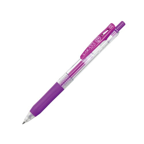 (COMING SOON) Zebra Sarasa Clip Gel Pen - 0.5mm - Purple
