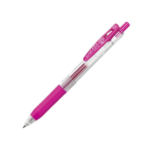 (COMING SOON) Zebra Sarasa Clip Gel Pen - 0.5mm - Magenta