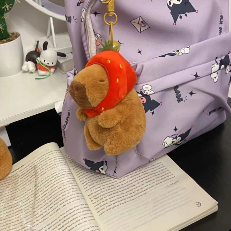 Capybara Plush Toy Keychains 10cm