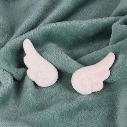 Pinces à cheveux - Petites ailes d'ange blanches (lot de 2)