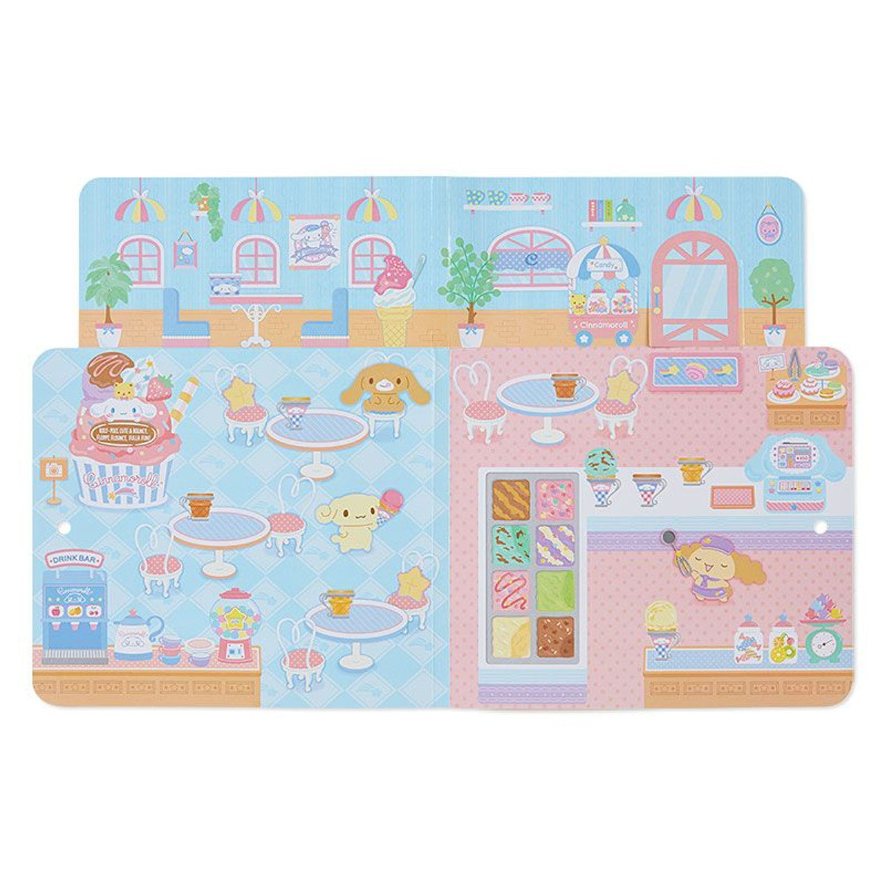 Sanrio Cinnamoroll - Play Sticker Set - Ice Cream Shop Edition 🍦