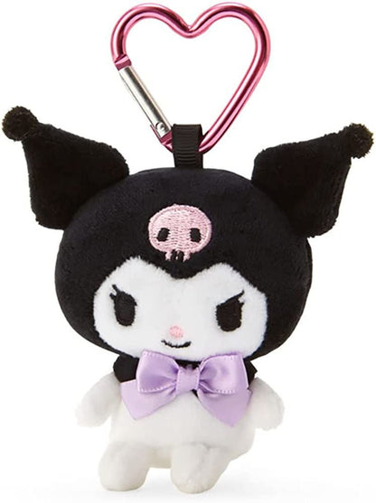 Sanrio Kuromi - Plush Mascot Heart Keychain