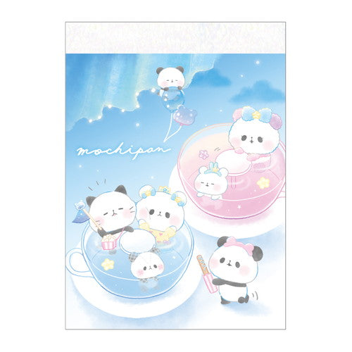 Kamio Japan - Mini Memo Pad - Mochimochi Panda Theme Park