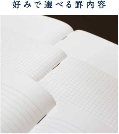 Apica A.Silky 865 Premium Notebook – A4 Lined (Navy Blue) | Smooth Japanese Paper