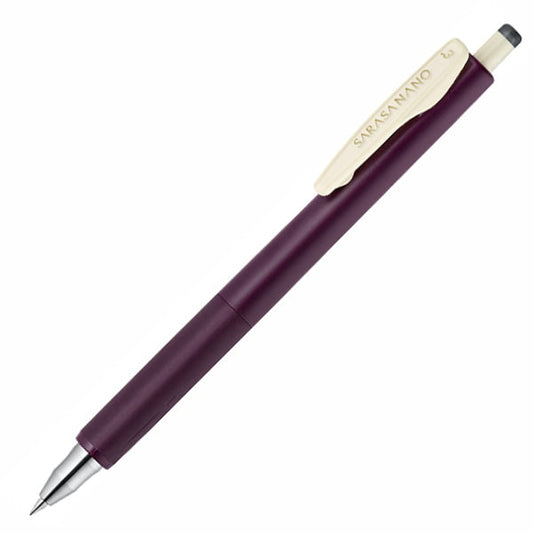 Zebra Sarasa Nano 0.3mm Vintage - Purple Bordeaux