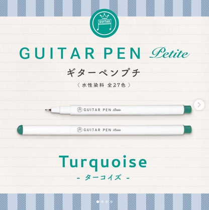 Teranishi Guitar Pen Petite - 0.3mm - Light Green - Set of 3
