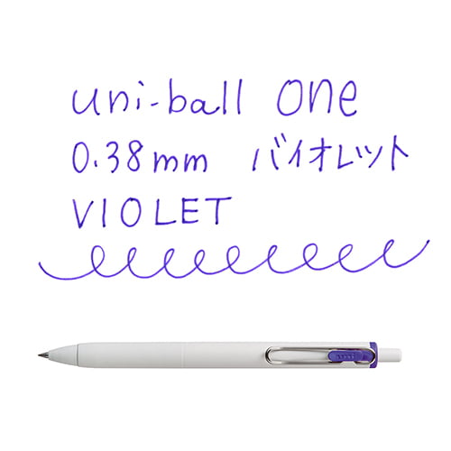 (COMING SOON) Uni-ball One Gel Pen - 0.38mm - Violet