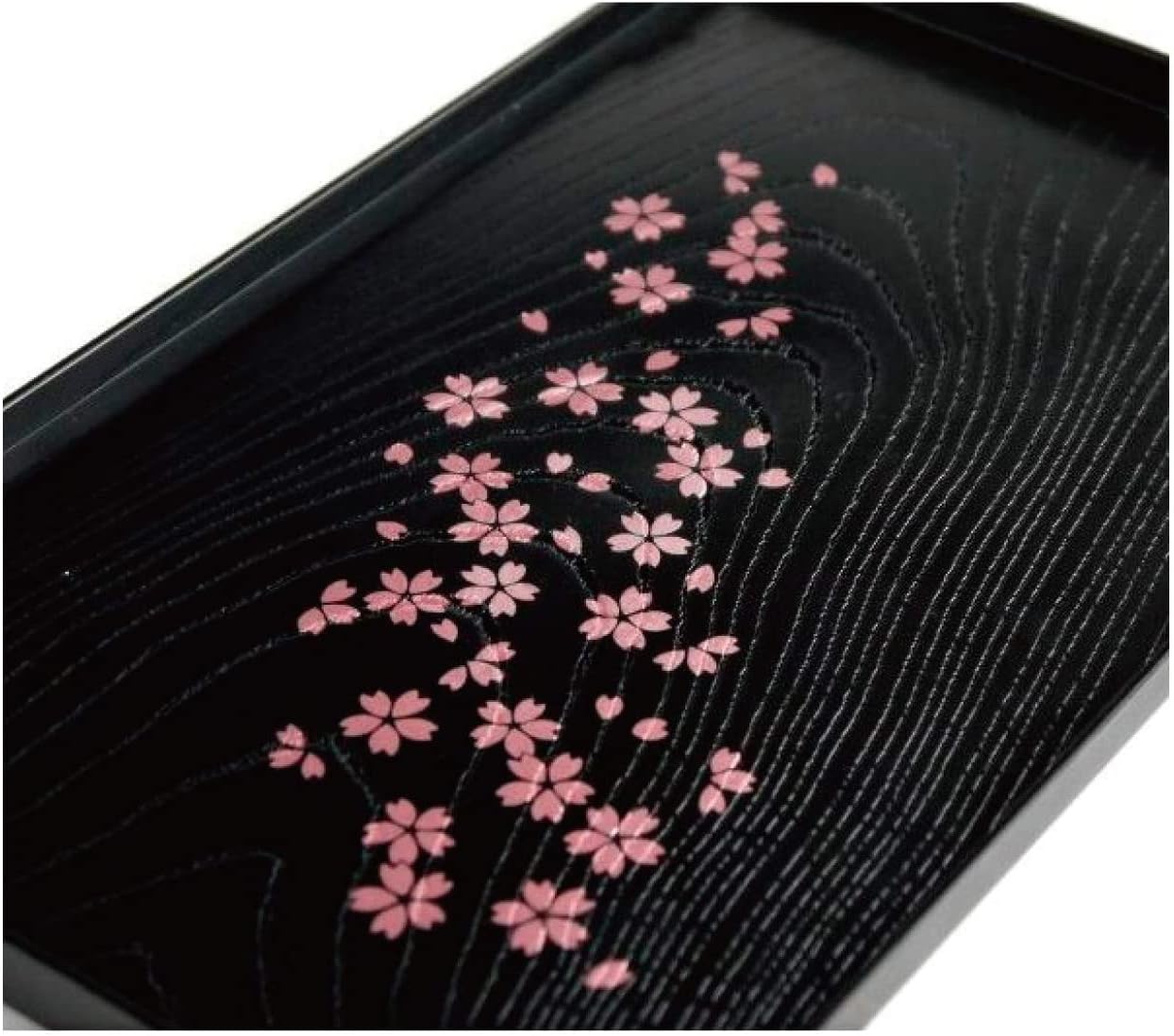 Sushi Tray - Sakura - Black Plate