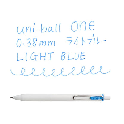 Uni-ball One Gel Pen - 0.38mm - Light Blue