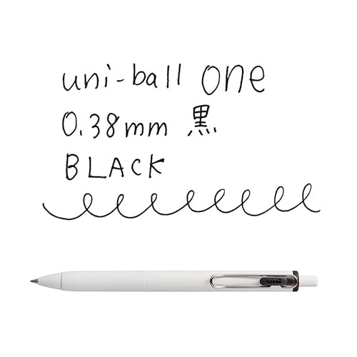 (COMING SOON) Uni-ball One Gel Pen - 0.38mm - Black