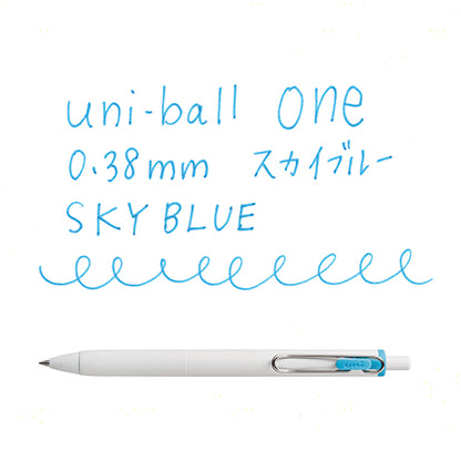 Uni-ball One Gel Pen - 0.38mm - Sky Blue