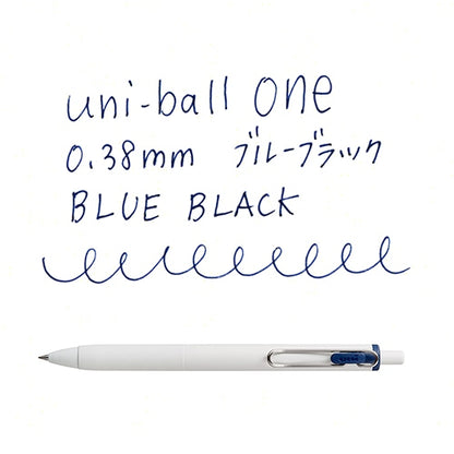 Uni-ball One Gel Pen - 0.38mm - Blue Black
