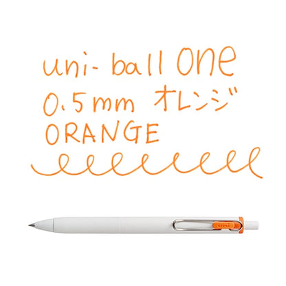 Uni-ball One Gel Pen - 0.5mm - Orange