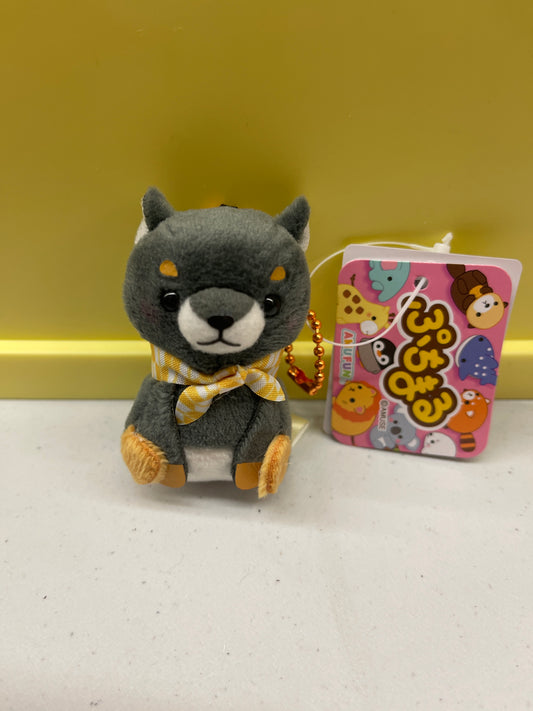 Amuse Puchimaru Mamejiro Mini Plush – Cute Shiba Inu Keychain Toy