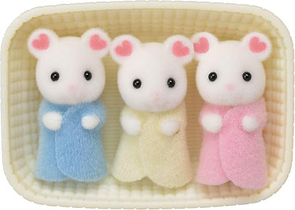 Calico Critters - Marshmallow Mouse Triplets