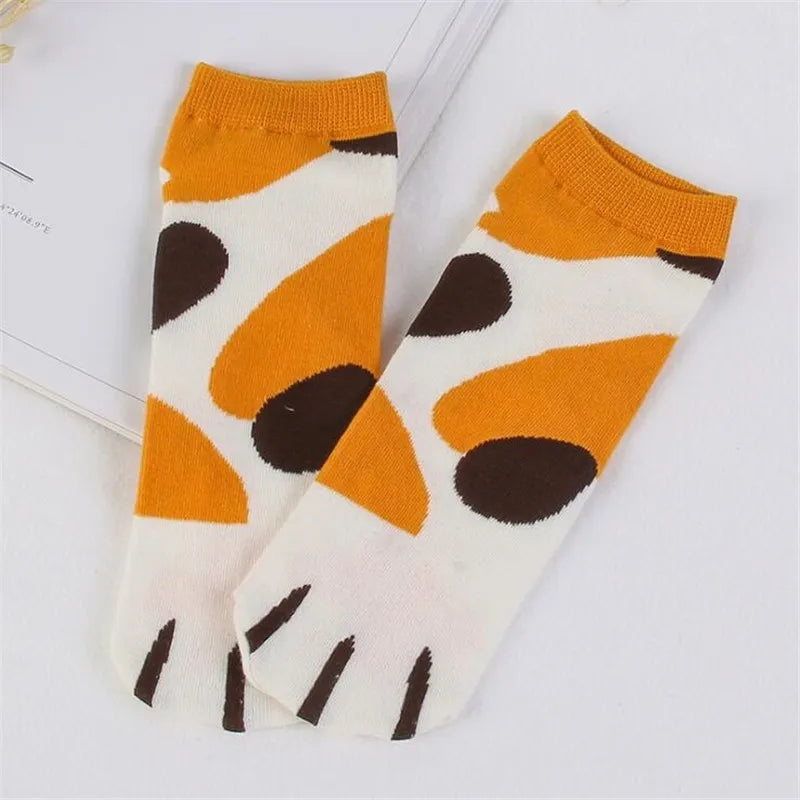 Cat Paw Socks – Cute Feline Toe Bean Socks | Cozy & Kawaii Footwear
