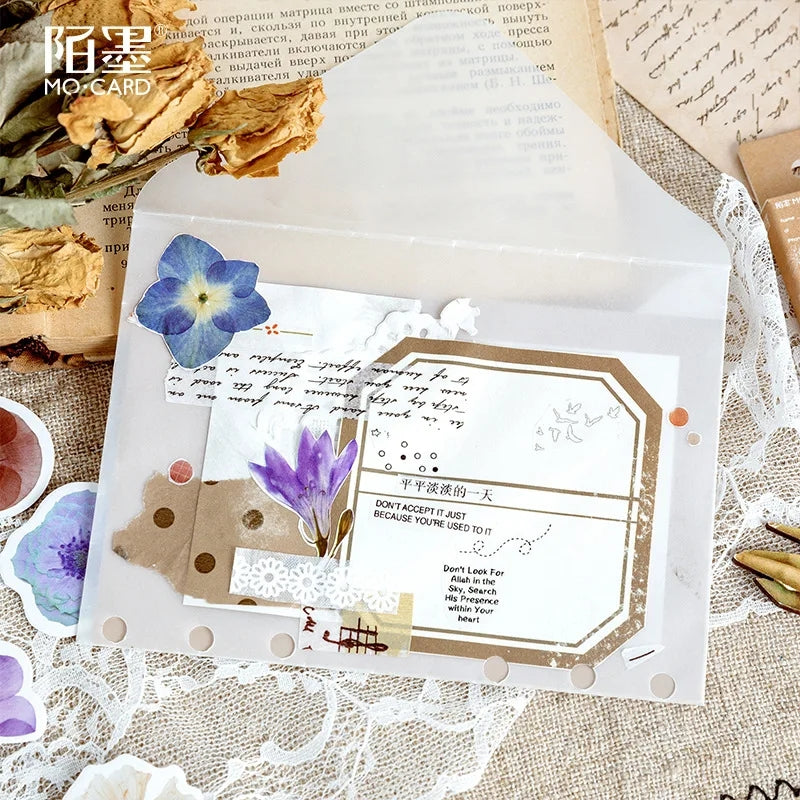 (NEW ARRIVAL) Sticker Box - Poetic Blooms Collection - 45 Stickers