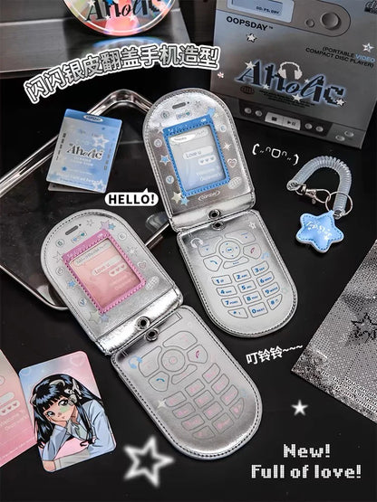 Retro Phone Y2K Style - Photocard Holder Keychain