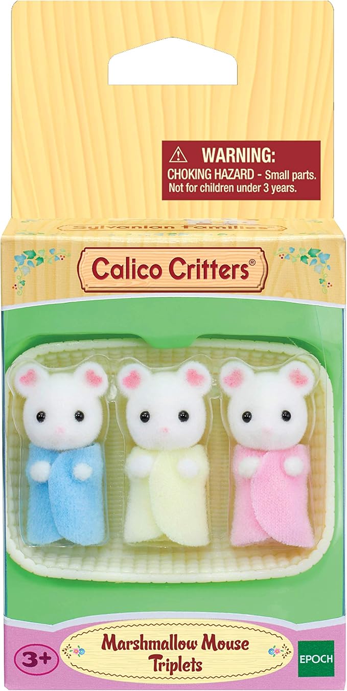 Calico Critters - Marshmallow Mouse Triplets