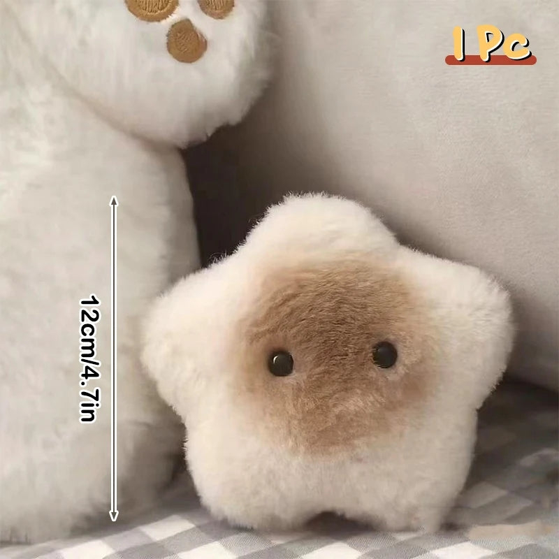 Fluffy Star Cat Keychain – Soft & Squeaky! 🌟