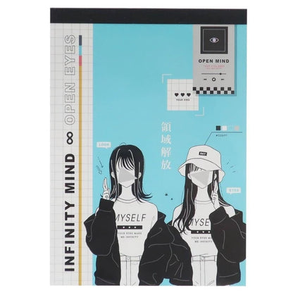 Memo Pad A6 - Infinity Mind Open Mind