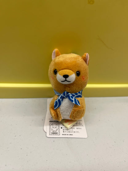 Amuse Puchimaru Totaro Mini Plush – Cute Shiba Inu Keychain Toy