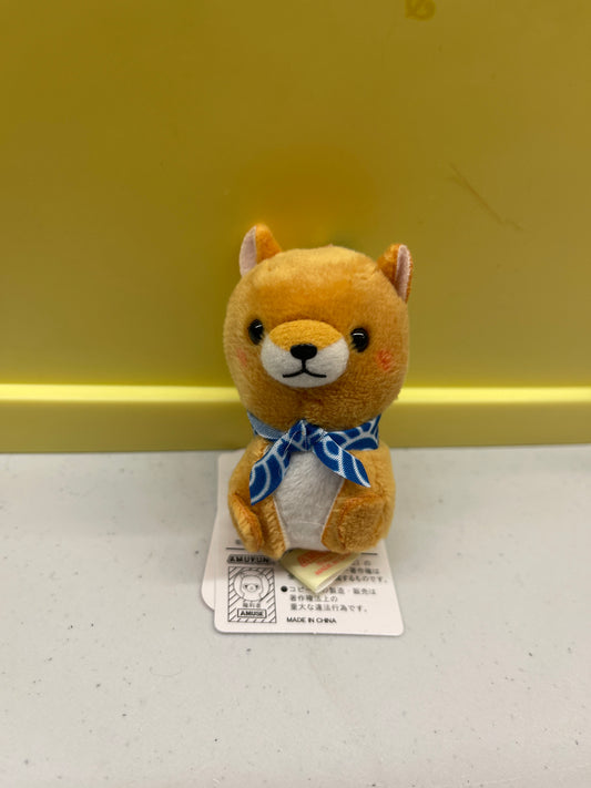 Amuse Puchimaru Totaro Mini Plush – Cute Shiba Inu Keychain Toy