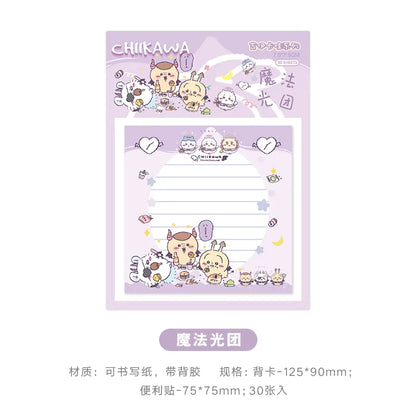 Chiikawa Kawaii Pastel Sticky Notes