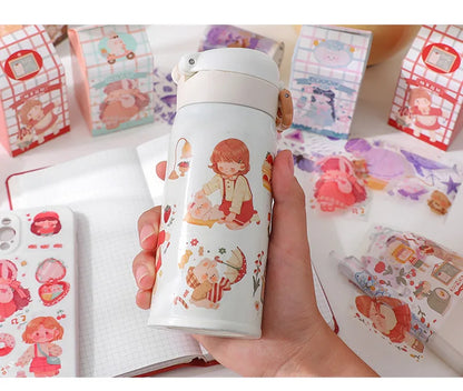 Lolita Milk Box Kawaii PET Adhesive Tape – Cute Scrapbook & Planner Washi Tape