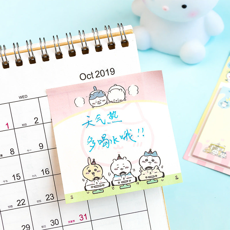 Chiikawa Kawaii Pastel Sticky Notes