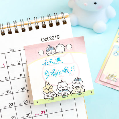 Chiikawa Kawaii Pastel Sticky Notes