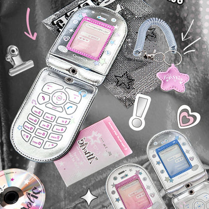Retro Phone Y2K Style - Photocard Holder Keychain